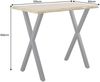 riess-ambiente Bartisch WILD 120cm braun / schwarz · Theke mit Baumkante im Wildeichen-Design (Einzelartikel, 1-St), X-Gestell aus Metall · Küchentisch · Industrial Design Bild 3