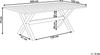 Gartentisch Metall Grau CASCAIS Bild 3