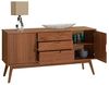 IDIMEX Sideboard TIVOLI, moderne Kommode mit 2 Türen und 3 Schubladen, kastanienfarben Bild 5