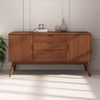 IDIMEX Sideboard TIVOLI, moderne Kommode mit 2 Türen und 3 Schubladen, kastanienfarben Bild 2