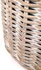 Kobolo Pflanzkübel Pflanzkorb rund aus grauem Rattan mit Folie (1 Stück) Bild 4