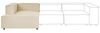 Chaiselongue Leinen beige rechtsseitig APRICA Bild 4