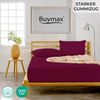 Buymax Spannbettlaken Topper, Spannbetttuch für Topper bis 12 cm Höhe, 100% Baumwolle Jersey, Jersey, Gummizug: Rundumgummi, Pflegeleicht und Atmungsaktiv, in Verschiedenen Farben und Größen Bild 2