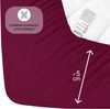 Buymax Spannbettlaken Topper, Spannbetttuch für Topper bis 12 cm Höhe, 100% Baumwolle Jersey, Jersey, Gummizug: Rundumgummi, Pflegeleicht und Atmungsaktiv, in Verschiedenen Farben und Größen Bild 4