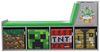 MINECRAFT - Sitzbank, Leseregal, Bank mit Sitzkissen und Stauraum, Kindermöbel mit buntem Design Bild 4