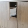 Muebles Pitarch | Sideboard für Wohn- und Esszimmer, Buffet, Beistellschrank, 2 Türen und 3 Schubladen, Eiche , 89 x 140 x 40 cm, Speisekammer, Küche, Druckverschluss oder Push-Pull, Modern, Nordisch Bild 5