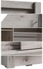 Schiebetürenschrank Bora Kleiderschrank 205 x 62 x 215 cm wellington Eiche mit Spiegel Bild 5