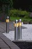 KONSTSMIDE No. 7451-000 Outdoor Amalfi High Power LED Erdspießleuchten 3er-Set Edelstahl Bild 4