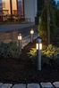 KONSTSMIDE No. 7451-000 Outdoor Amalfi High Power LED Erdspießleuchten 3er-Set Edelstahl Bild 2
