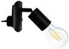 TRANGO LED Steckdosenleuchte, 11-059 LED Steckerleuchte inkl. 1x 8 Watt 3000K warmweiß E27 LED Leuchtmittel in Schwarz matt *ANNA*, Wandleuchte, Leselampe, Küchenlampe Bild 5