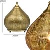 Marrakesch Orient & Mediterran Interior Nachttischlampe Orientalische Deko Tischlampe Nachttischlampe Lampe Jamiel Gold, Leuchtmittel nicht im Lieferumfang enthalten, Handarbeit Bild 5