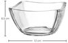LEONARDO Schale PIAZZA, 12 cm, 4er-Set, Glas, (Set, 4-tlg), spülmaschinengeeignet Bild 2
