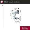 Paulmann No. 99825 Klemmspot max. 40W Gryps 230V E14 Eisen gebürstet Bild 2