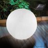 esotec LED Gartenleuchte Solarkugel White Ball D=26cm Sandsteinoptik 2700K/7500K Garten 102688, LED fest integriert Bild 3