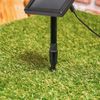 esotec LED Gartenleuchte Solarkugel White Ball D=26cm Sandsteinoptik 2700K/7500K Garten 102688, LED fest integriert Bild 5