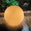 esotec LED Gartenleuchte Solarkugel White Ball D=26cm Sandsteinoptik 2700K/7500K Garten 102688, LED fest integriert Bild 2