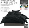 Bettwaesche-mit-Stil Mako-Satin Spannbettlaken anthrazit 180x200cm Höhe 21-30cm Bild 4