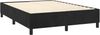 vidaXL Boxspringbett mit Matratze Schwarz 140x190 cm Samt 3129389 Bild 4