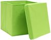 vidaXL Aufbewahrungsboxen mit Deckeln 4 Stk. 28x28x28 cm Grün 325228 Bild 4