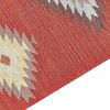 Kelim Teppich Baumwolle mehrfarbig 80 x 300 cm geometrisches Muster Kurzflor LORUT Bild 5