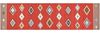 Kelim Teppich Baumwolle mehrfarbig 80 x 300 cm geometrisches Muster Kurzflor LORUT Bild 4