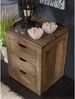 Rollcontainer Sheesham 45x40x60 grau geölt NATURE GREY #714 Bild 2