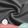 Laleni 2er-Set Basic Spannbettlaken Stubenwagen rechteckig 42x81 cm - Oeko-Tex Zertifiziert, 100% Baumwolle, atmungsaktives Spannbetttuch Jersey Baby, 135 g/m², Anthrazit Bild 5