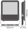 LEDVANCE FLOODLIGHT FL 250 P 167W 25KLM 840 PS SY100 BK Bild 3