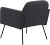 Sessel Samtstoff grau NARKEN Bild 5