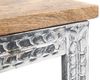 Spiegelschrank Badschrank massivum Santa Cruz grau 52x50x23 Mango Holz Landhaus-Stil Boho Hängeschrank mit Spiegel Badmöbel Stauraum Bild 5