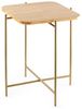 Couchtisch, 'SHB-005', 56 x 46 x 46, Gold, Natürlich Bild 5