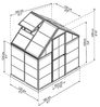 Palram - Canopia Aluminium Gewächshaus Harmony 64 Bild 2