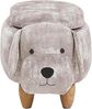 Beliani Pet pouffe with storage beige velor DOGGY Bild 4