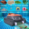 KESSER® Poolroboter für Boden und Wand, Poolsauger bis 100m² Pools & eine leistungsstarke Reinigung, Poolreiniger vollautomatisch mit App-Funktion & Kontrollmodul, Inkl. Abdeckung, Klettermechanismus Anthrazit / Orange, 72 m² Bild 3