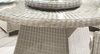 Destiny Garten-Essgruppe LUNA, (19-tlg, 6x Sessel, 1x Tisch, 1x Drehteller, inkl. Auflagen), Aluminium, Polyrattan Bild 3