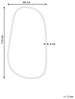 Wandspiegel VERNAIS 60 cm 110 cm Metall Gold Bild 3