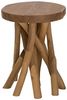 Beistelltisch Teakholz braun rund MERRITT Bild 4