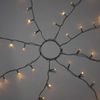 LED Baummantel Lichterkette - 8 Stränge jeweils 30 ultra warmweißen LED - L: 2,4m - Glimmereffekt Bild 3