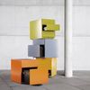 Rollcontainer Note™ mit Griffleiste, 3 Universalschubladen, Farbe verkehrsweiß Bild 2