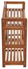 Holz Schuhregal Schuhschrank Schuhablage Holzregal Schrank Ablage Akazie Massiv Bild 3