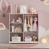 Kindergarderobe Vestnes 90x80x38 cm Cotton Candy/Weiß [en. casa] Bild 2