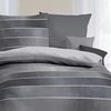 Kaeppel Wendebettwäsche Timeless, Mako-Satin, 2 teilig, mit breiten Streifen Bild 4