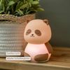 Nattou Nachtlampe Panda LED-Nachtlicht aus Silikon - 2 Helligkeitsstufen und Farbstufen - BPA-frei - 12 cm - Silikon - Beige Bild 3