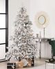 Künstlicher Weihnachtsbaum schneebedeckt 210 cm weiß TOMICHI Bild 2