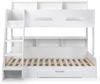 Julian Bowen Orion Triple Sleeper, Weiß, Einzelbett und kleines Doppelbett Bild 3