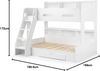 Julian Bowen Orion Triple Sleeper, Weiß, Einzelbett und kleines Doppelbett Bild 2