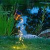Gravidus LED Solarleuchte LED Solar Giesskanne Gartenlichterkette, Metall Bild 3