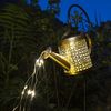 Gravidus LED Solarleuchte LED Solar Giesskanne Gartenlichterkette, Metall Bild 4