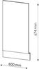 Frontblende Fame-Line Weiß Hochglanz 60 cm ohne Arbeitsplatte Vicco Bild 2