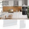 Frontblende Fame-Line Weiß Hochglanz 60 cm ohne Arbeitsplatte Vicco Bild 4